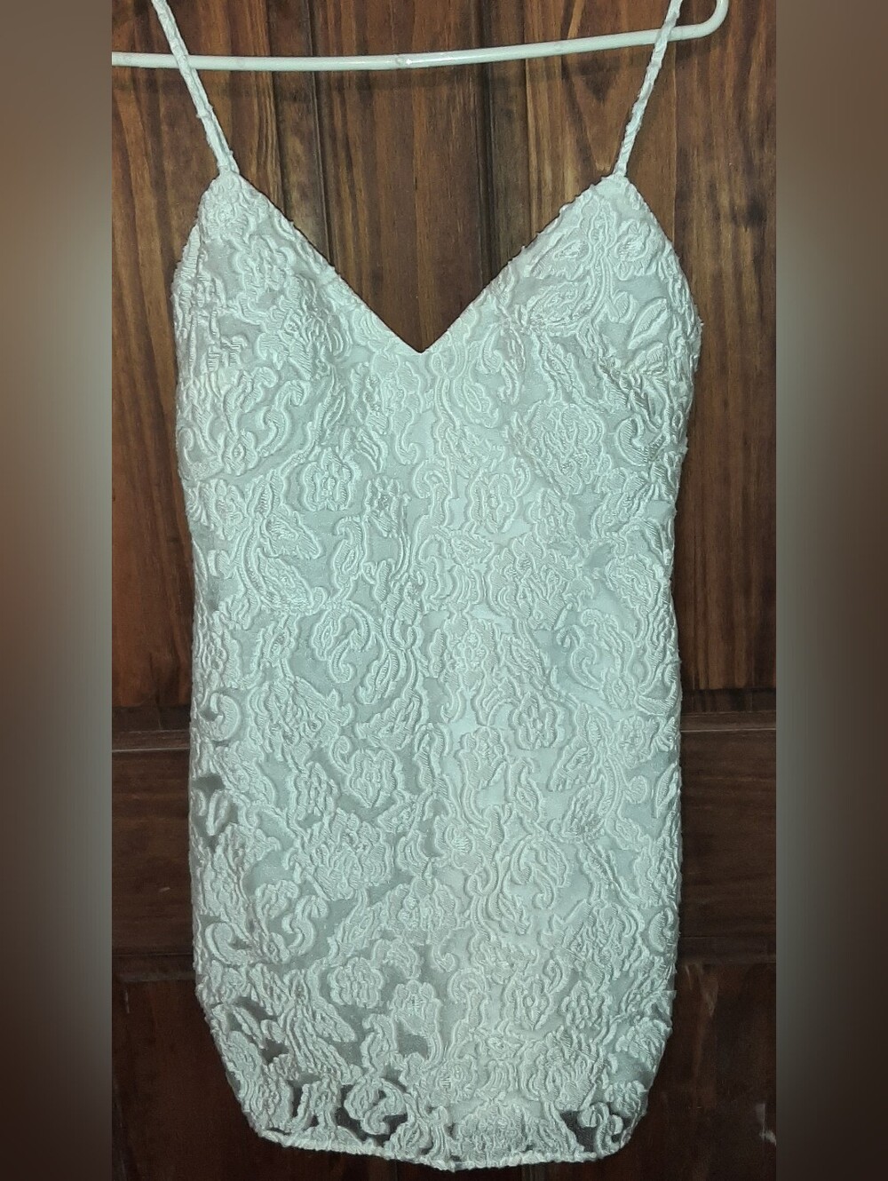 Lulu's White Lace Mini Dress S NWT